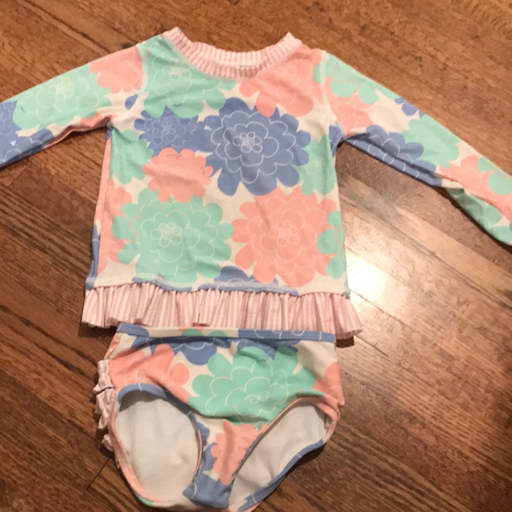 Toddler Girls 3T Ruffle Butts Swimsuit